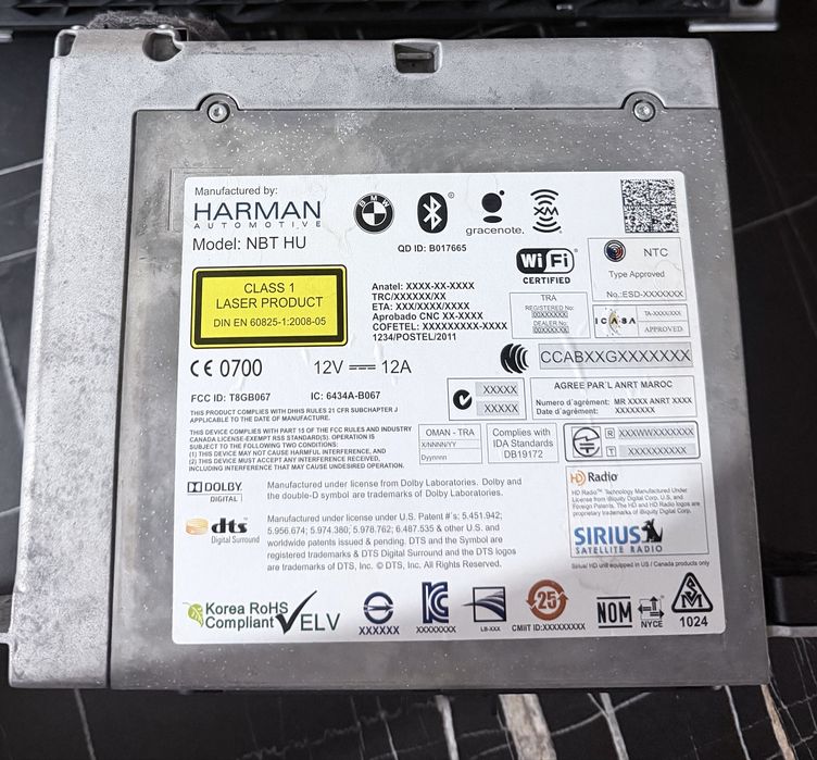 Навигация Bmw F01/F02 Harman NBT HU