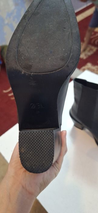 Сапоги черные осенние