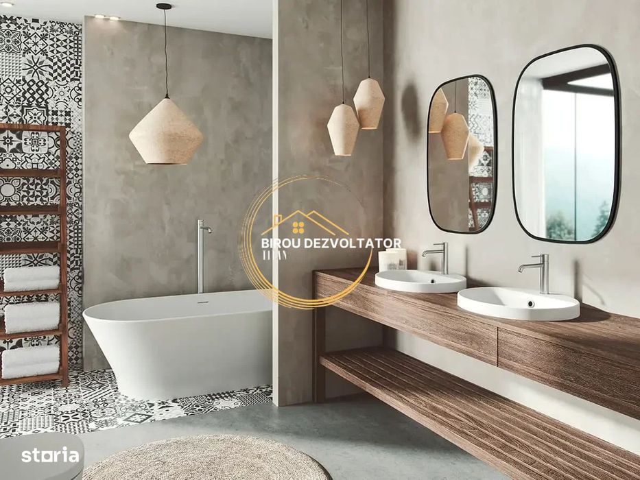 Vedere superba zona verde Parc Comercial Titan Parcul Teilor