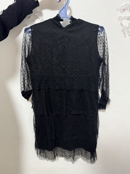 Вечерное черное платье