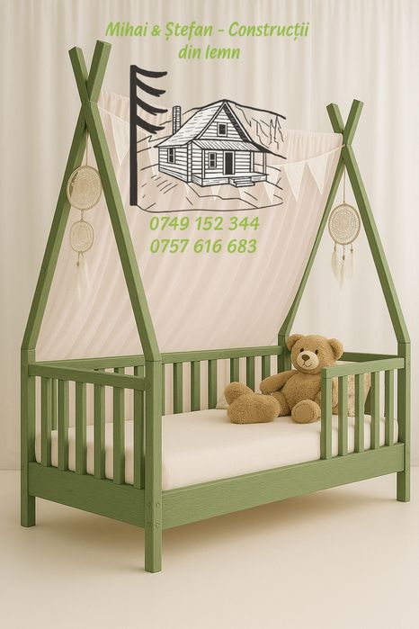 Pătuțuri tip căsuță