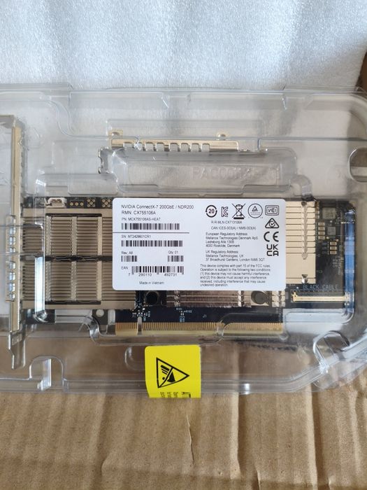 Nvidia ConnectX 200GbE / NDR200 Лан карта