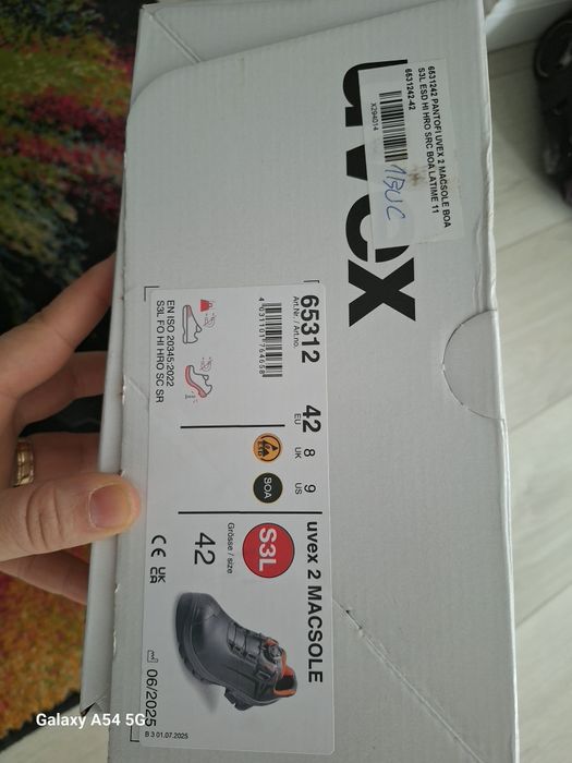 Pantofi UVEX 2 Macsole barbati