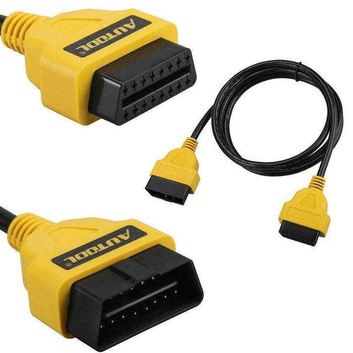 OBD2 16-пинов удължителен кабел за автодиагностика, 1,5м преходник