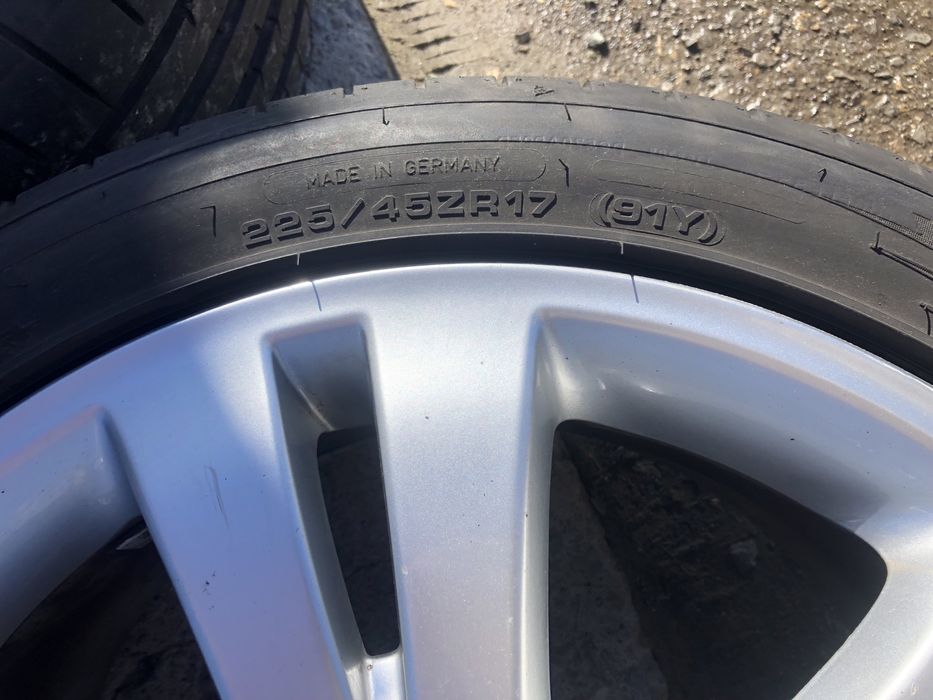 Джанти с гуми за мерцедес 5.112