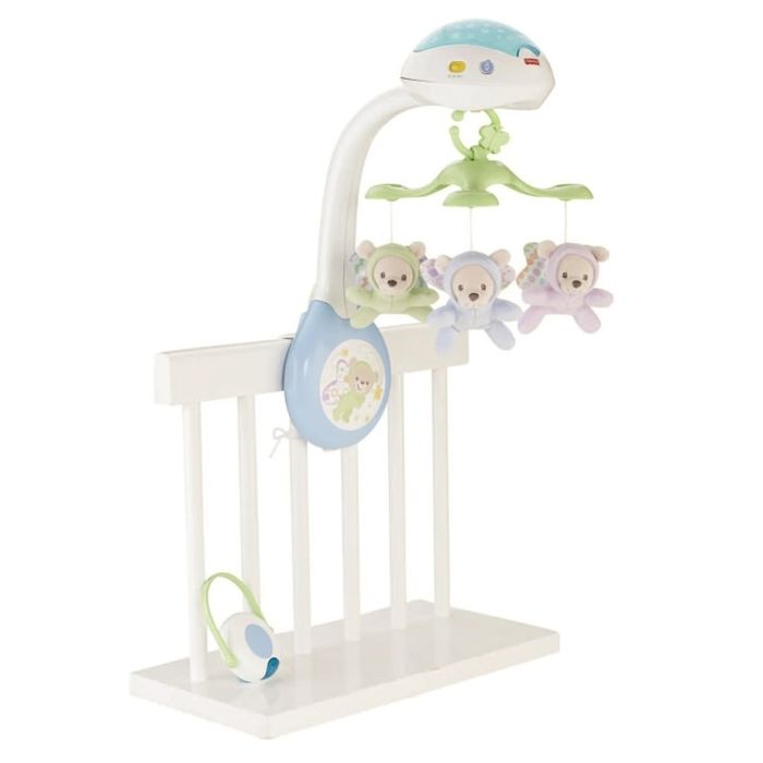 Въртележка за легло 3 в 1 Fisher Price Butterfly Dreams с прожекция и дистанционно