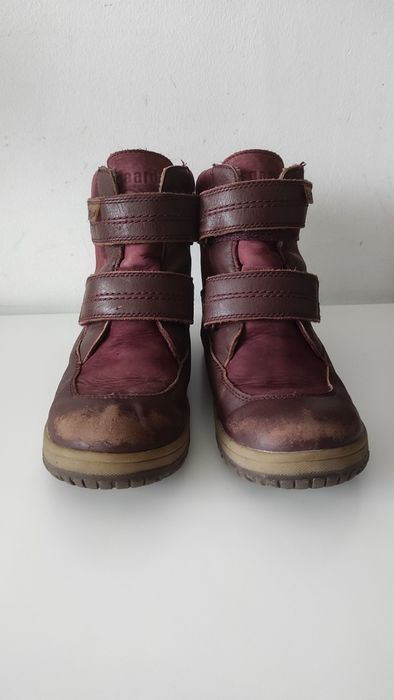 Ghete Bisgaard impermeabile îmblănite - Falke Bordeaux mărime 34