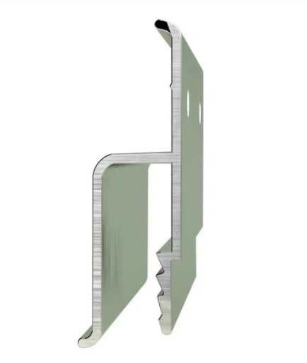 Профил алуминиев за опънати тавани H-образен (перфориран)  2.5 м