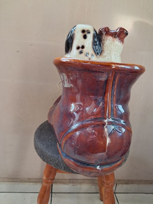 Кашпа в формата на  обувка