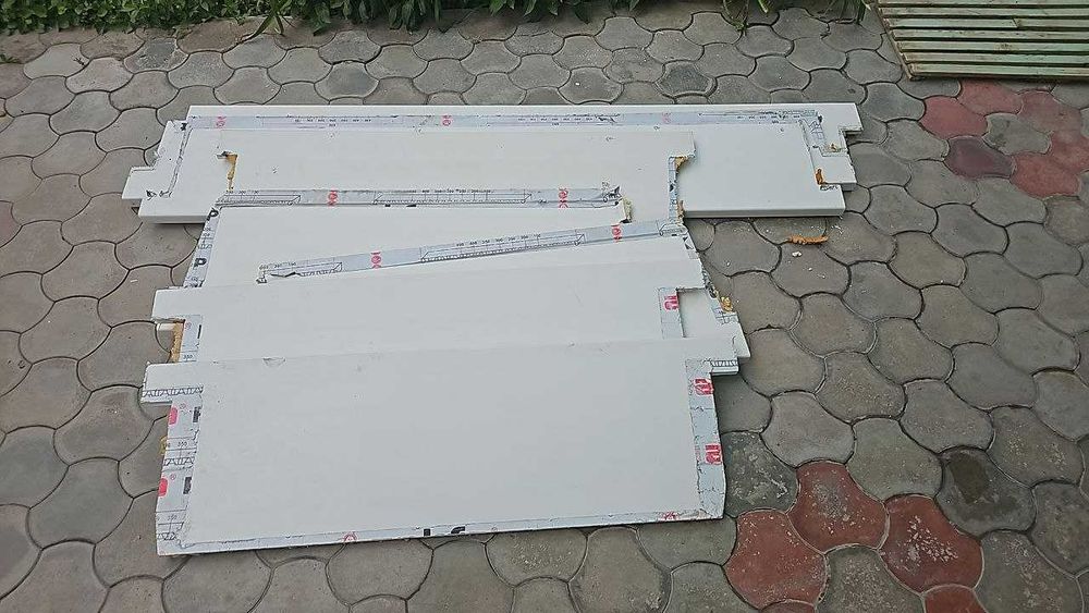 Подоконники пластиковые АКФА разных размеров б.у.
