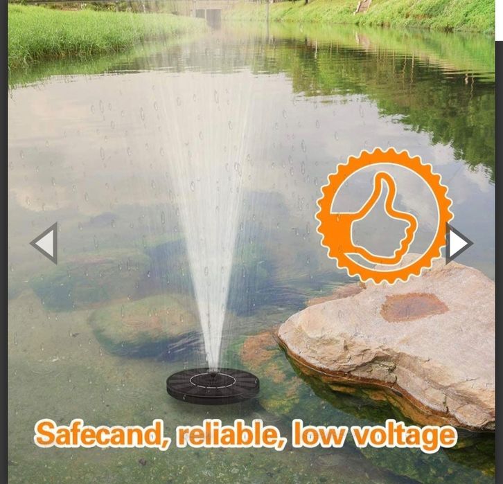 Декоративен соларен фонтан