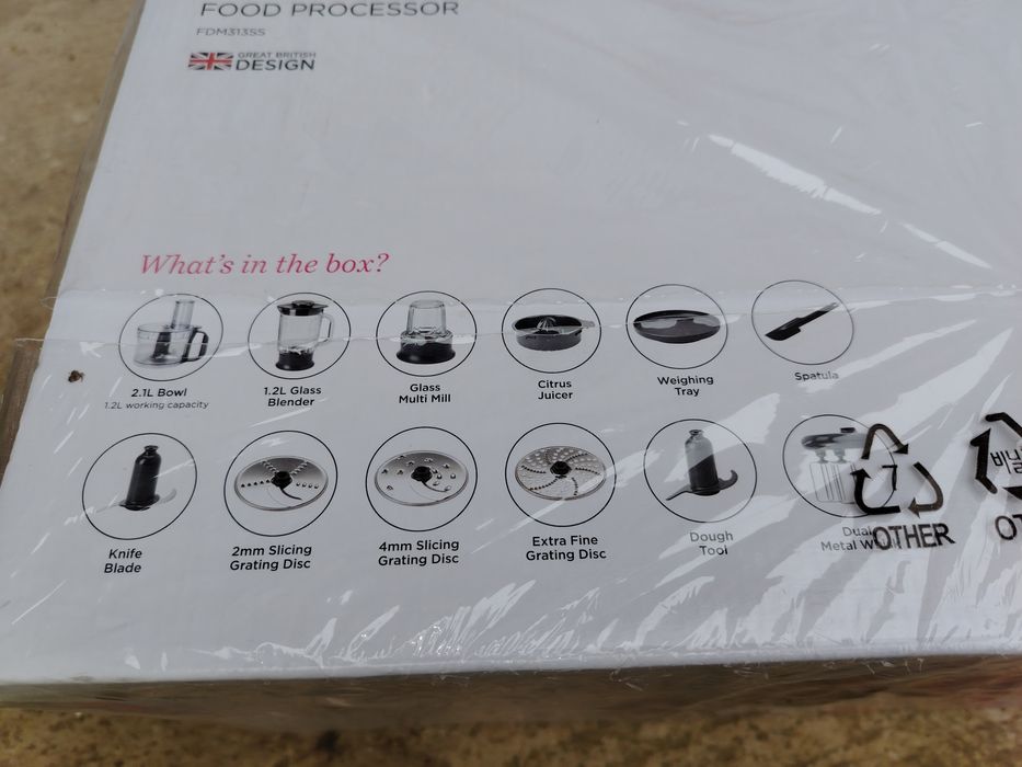 Robot de bucatarie Kenwood FDM31, 800 W, 1.2 l, 2 trepete de viteza