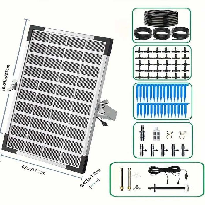 Соларна система за капково напояване, автоматично поливане