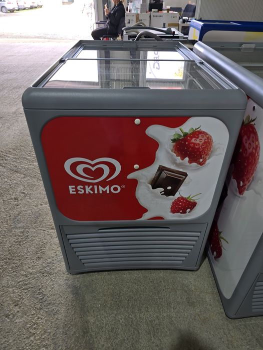 Хоризонтален фризер/витрина ракла със стъкла AHT 350 литра