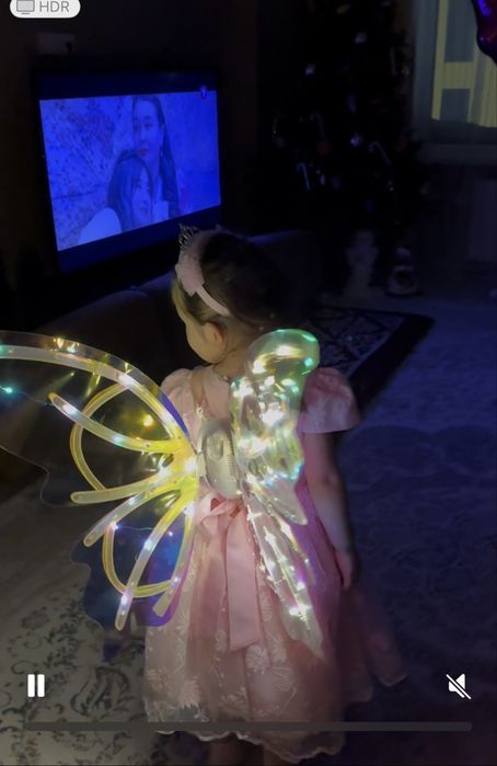 Крылья бабочки для девочек