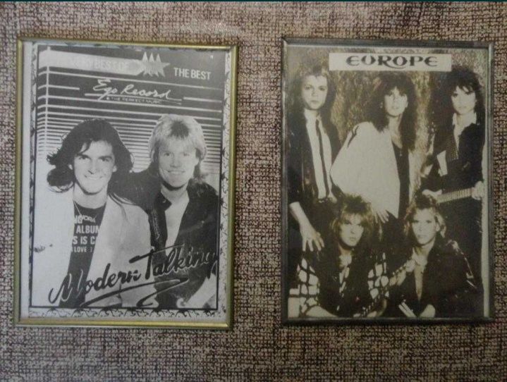 Фото музыкантов в рамке