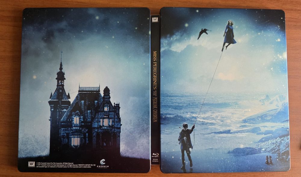 Vand steelbook Miss Peregrine's Home for Peculiar Children bluray 3D+2D , nou, neutilizat, editie Film Arena
