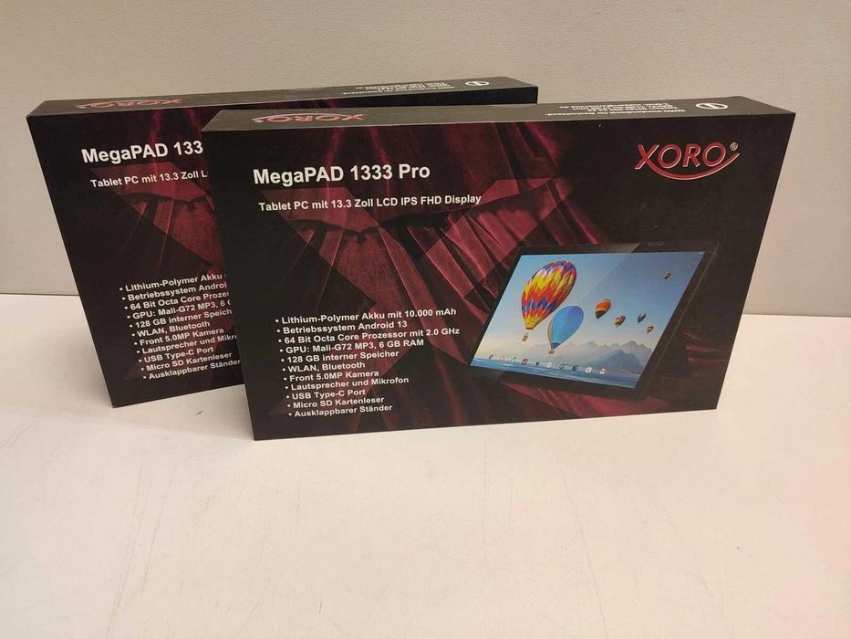 Мощен голям Таблет Xoro MegaPad 1333 Pro 13.3 инчa таблет 6GB 128GB