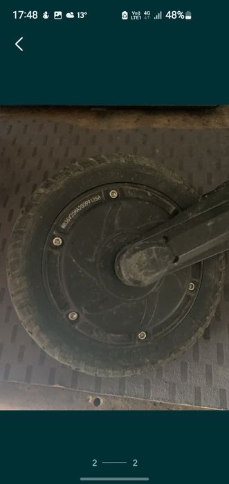 Motor trotineta electrica 36v 250w mufa rotundă 9 pini cauciuc plin