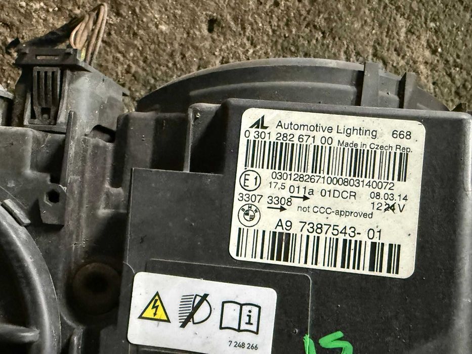Far stanga dreapta complet bixenon BMW seria 4 F32 F33 F36 cod 7387544 7387543