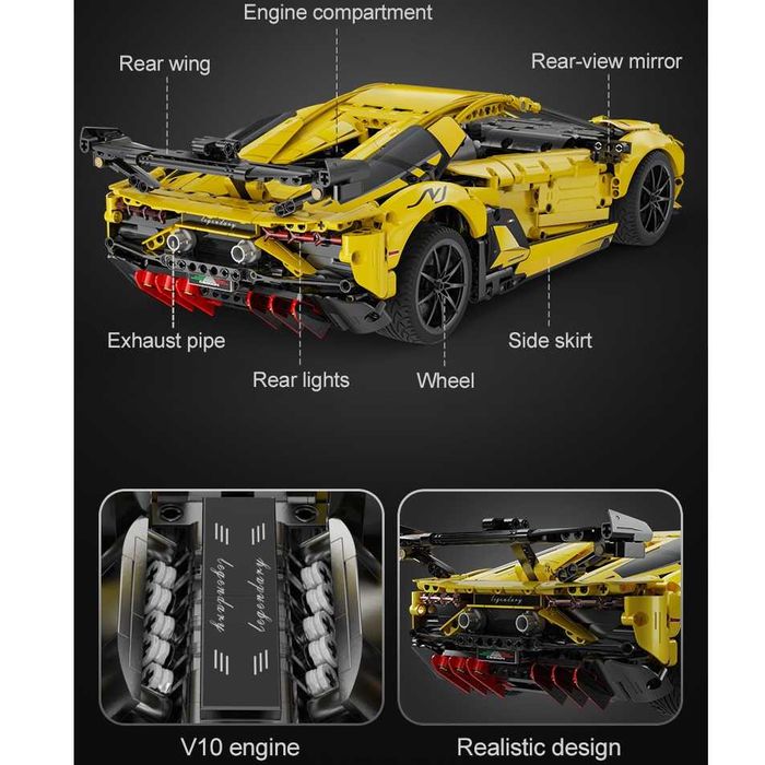 Kit compatibil LEGO nou, sigilat, CADA C63004W