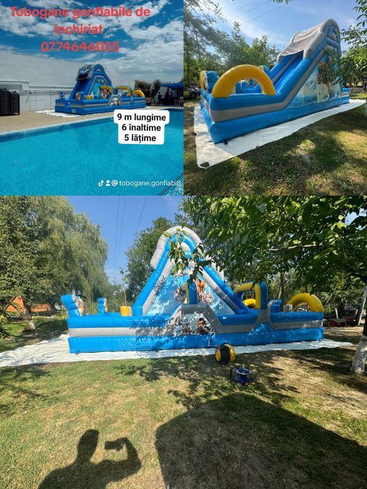 ÎNCHIRIEZ Tobogane Gonflabine + Înghețată