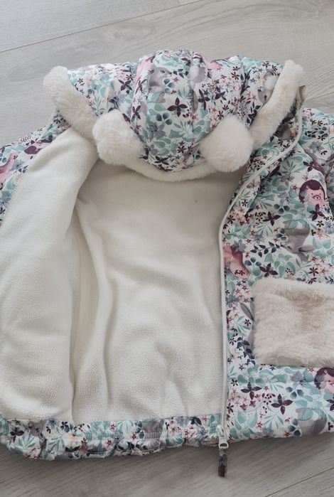 OFERTA! Geaca unisex imblanita cu gluga & buzunare 3-4 ani