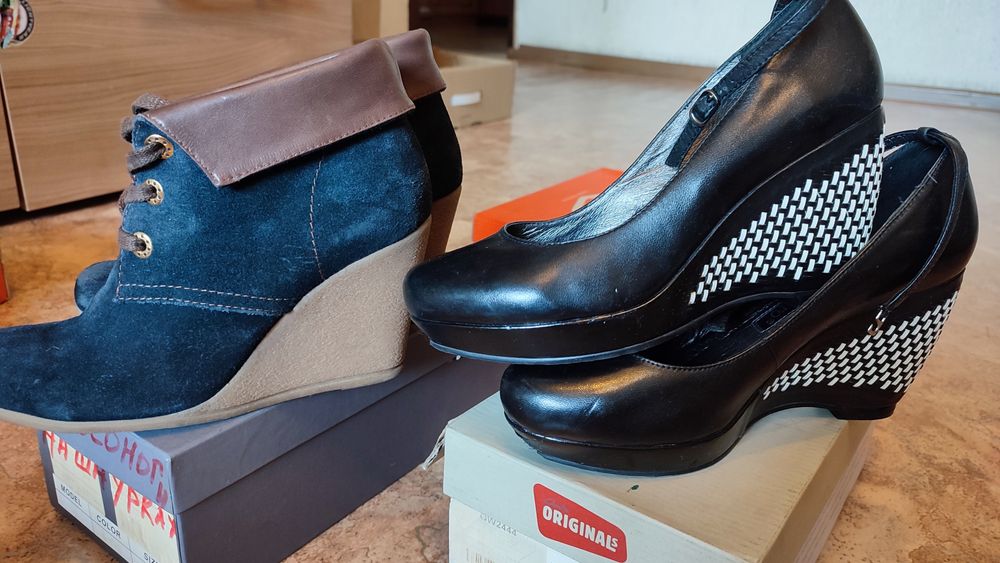 Продам кожаные туфли!