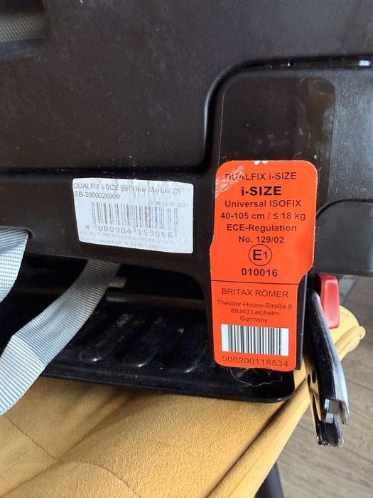 Scaun auto rotativ pentru copii Britax Romer Dualfix I-Size