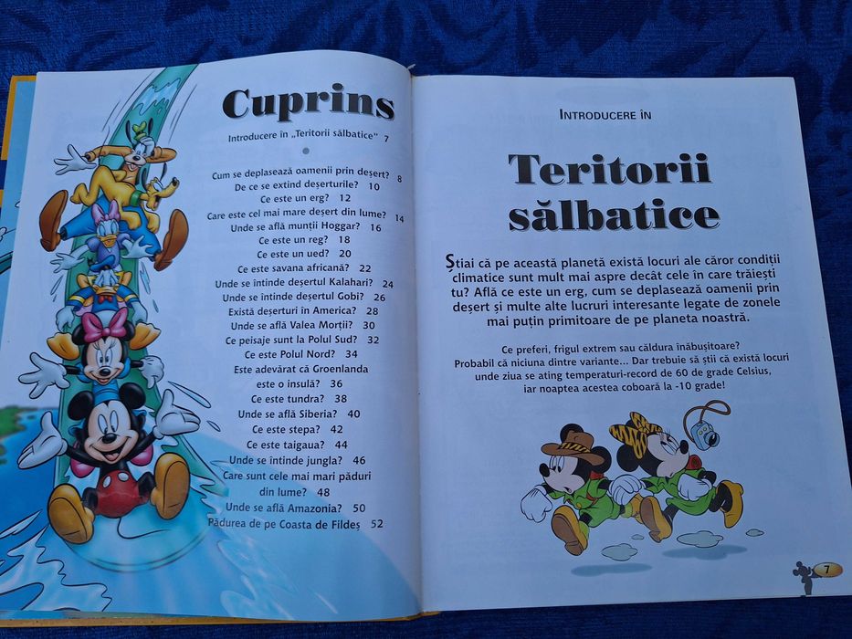 DeAgostini Enciclopedia | Disney Mickey Mouse carte copii | Teritorii