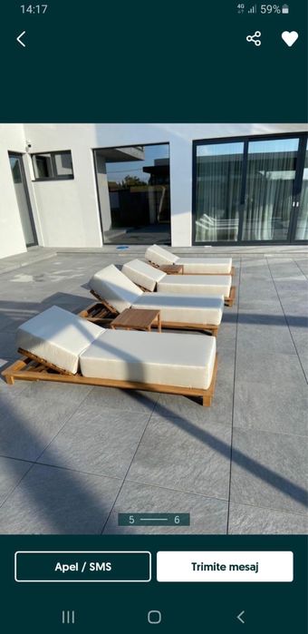 Sezlong poscina plaja