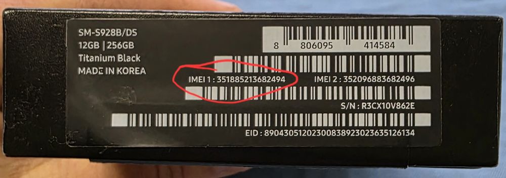 Samsung  S24 Ultra 5G 256GB 12GB RAM Dual Titanium Black