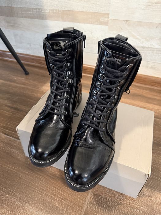 ALESSA кубинки от естествена кожа