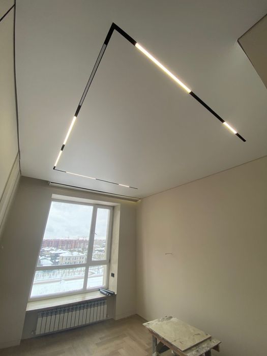 Натяжной потолок софиты в подарок