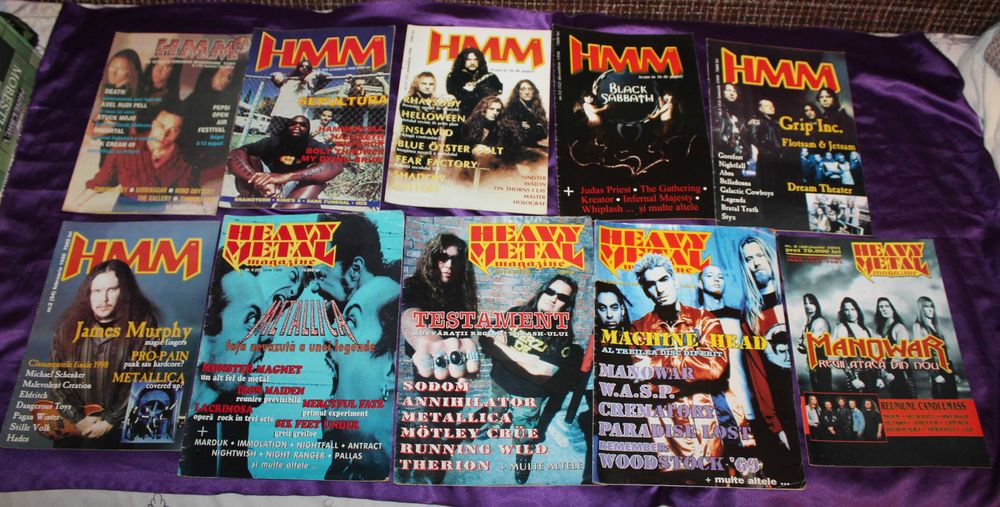 Lot reviste muzica Heavy Metal Magazine  vox pop rock revista
