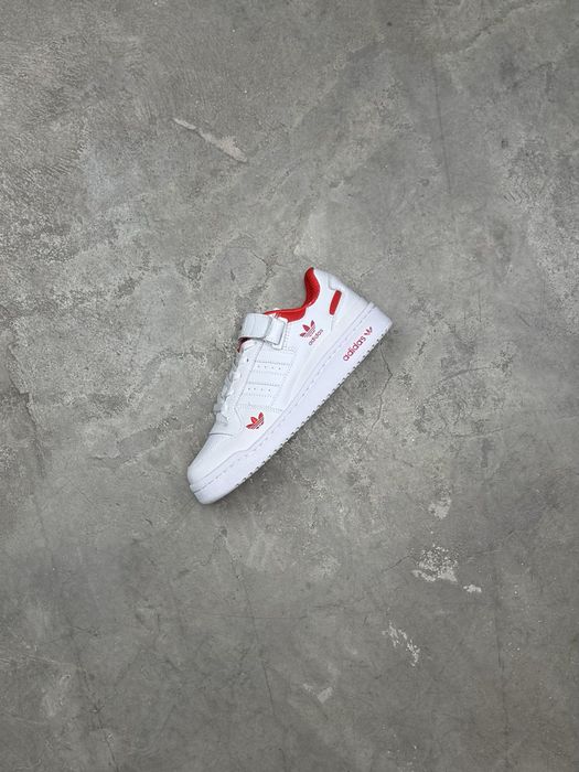Кроссовки Adidas Forum Low ‘Cloud White Red
