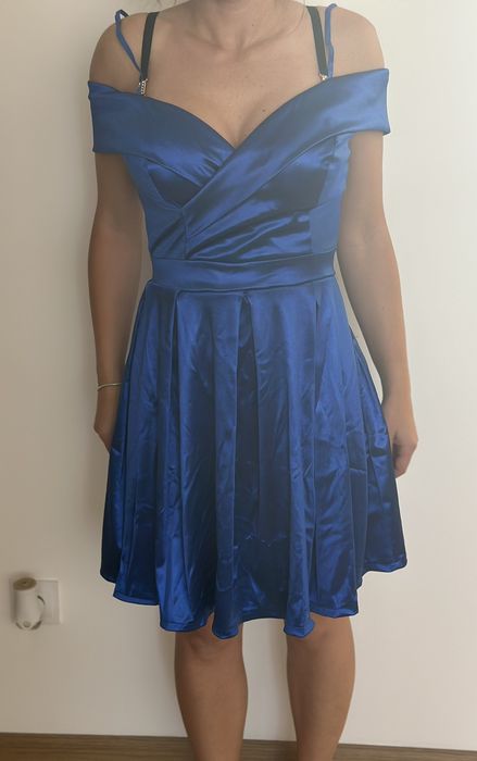 Дамска сатенена рокля