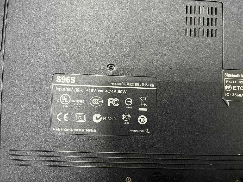 Asus s96s 4gb dvd-rw Корпус-матрица