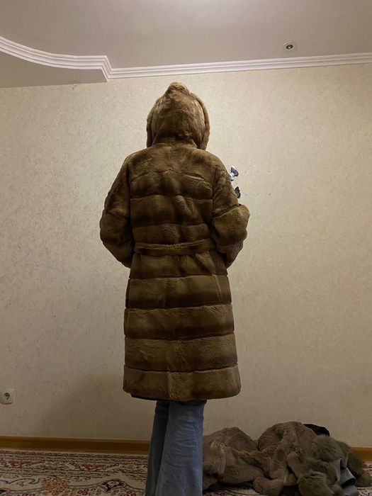 шуба натуральная бобер стрижанный