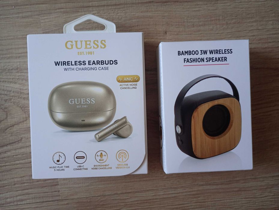 Безжични слушалки Guess/ Bluetooth колонка Garage