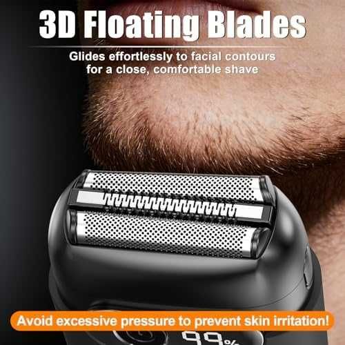 Нова Безжична електрическа самобръсначка 3 глави, 90 мин работа, USB-C