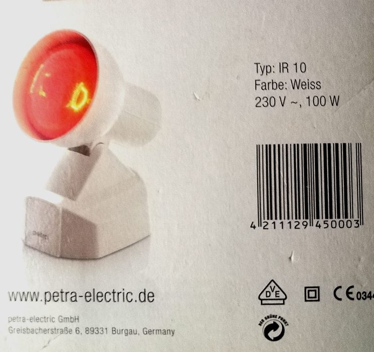 Lampă Bioptron și lampă infraroșu terapie dureri, inflamații, vindecar