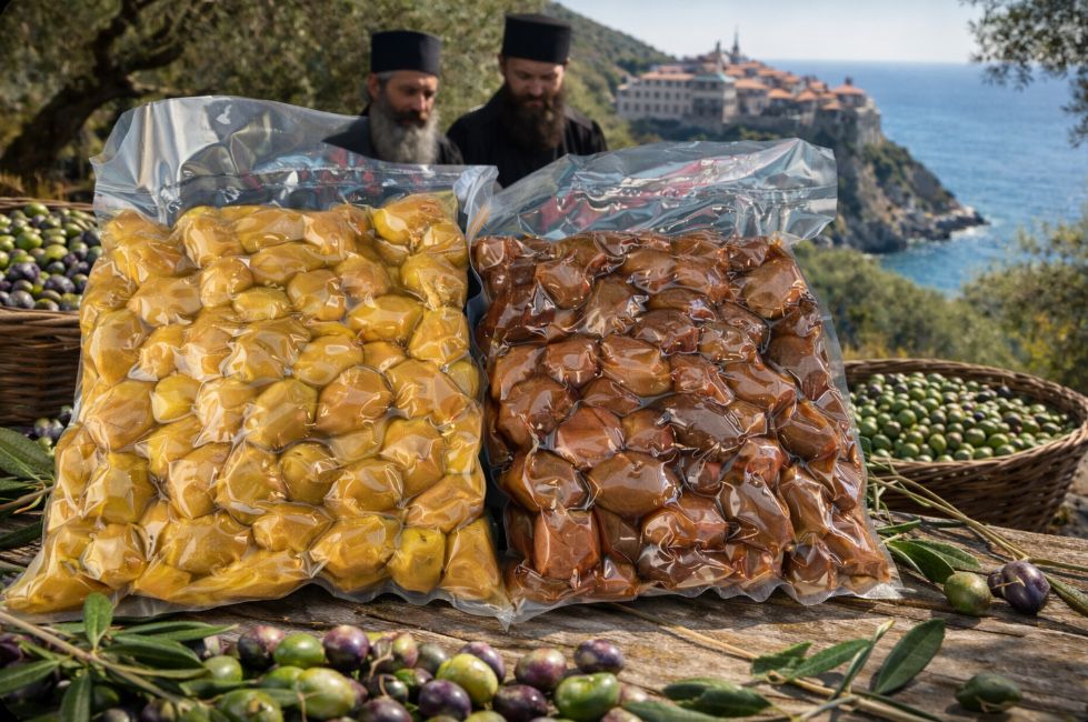 Ulei de Maslin  / Masline Mari Naturale - Din Muntele Athos Grecia
