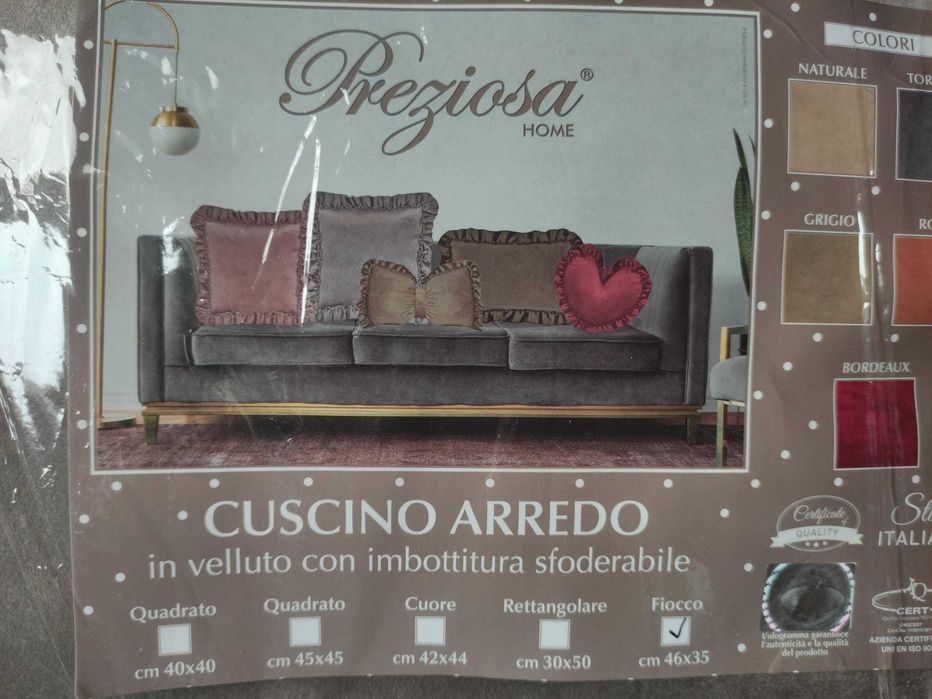 set de 2  perne catifea maro decorative de pat