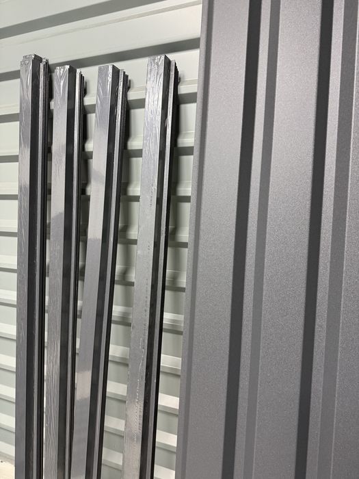 Tablă Cutată Gri Antracit RAL 7024 Fresco 0.4mm 3m lungime