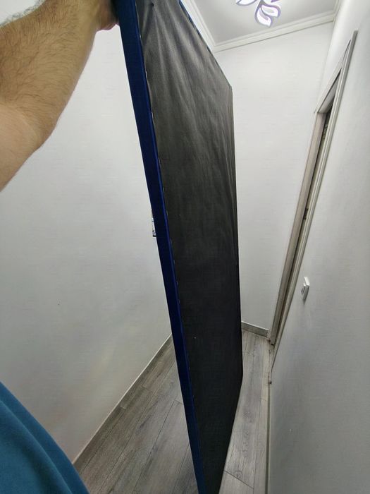 Vand Placaj Capitonat din Lemn și Stofă