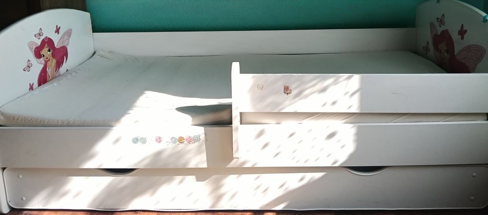 Pat fetite alb 160/80