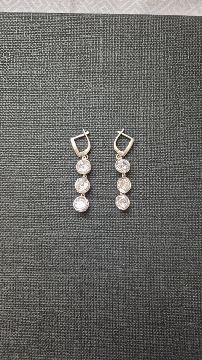 Серьги серебро 925 проба