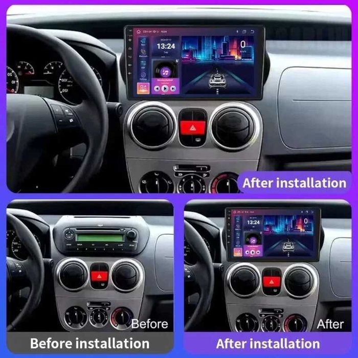 Мултимедия Android за Citroen Stepwgn Nemo Peugeot Bipper Fiat Fiorino