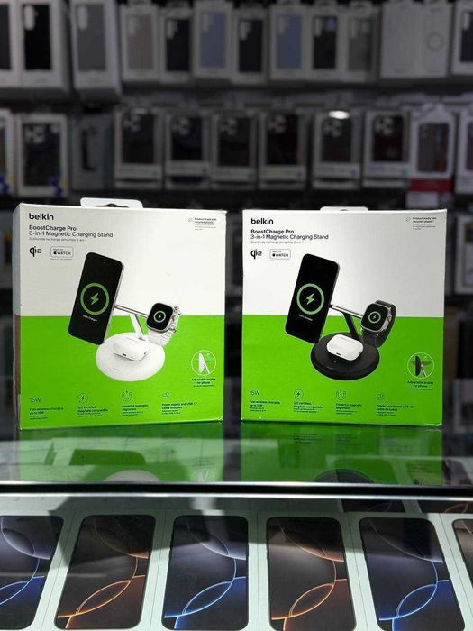 Беспроводная Зарядная Станция BoostCharge Pro 3-in-1. Есть доставка